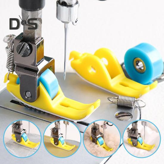 Rollsaum-Nähfuß für Nähmaschinen, unsichtbarer Reißverschluss, Saum-Nähfuß mit Rollsaumfuß für Heim- und Industrienäharbeiten