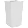 Vidaxl Garden Planters, 2 Pcs, White, 32.5X32.5X57, Pp