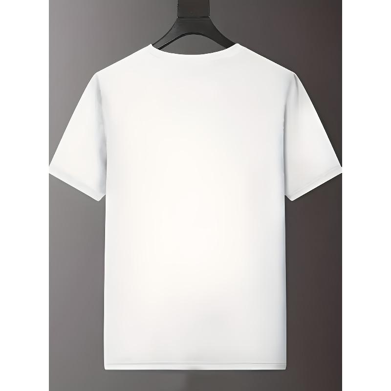 European Sizes Men'S "The Catfather" Graphic Tee - Breathable & Lightweight Summer T-Shirt, Casual Crew Neck, Short Sleeve