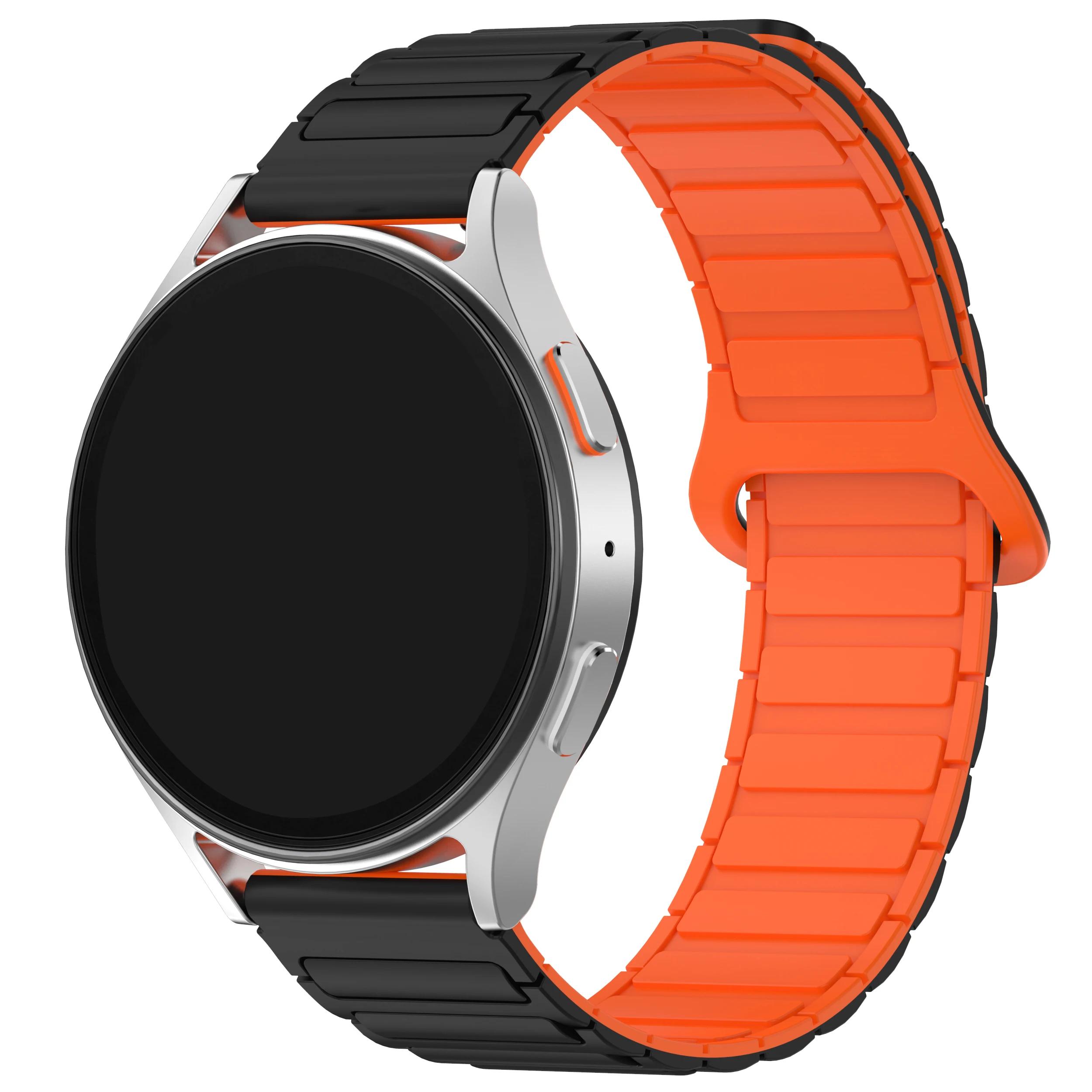 

Для Huawei Watch GT 6 Pro Магнітний Ремінець Силіконовий 20 22мм Ремінець Годинника 5 4 Pro/GT6 5 4 3 2 46мм/GT3 2 42мм Чоловічий Жіночий Браслет Ремінь 1PCS 20MM