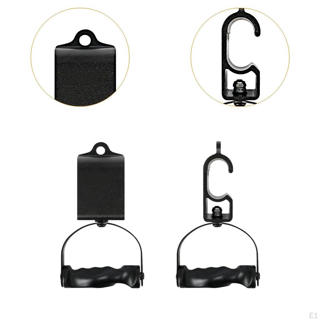 2Pcs Pull up Handles Bar Grips Degree Rotatable Professional Compact Exercise Handle Barbell