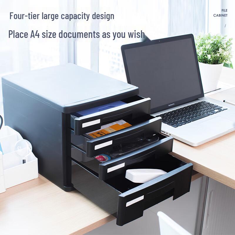 Deli 4-Tier A4 Desk Drawer Organizer