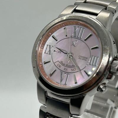 Used Citizen Cross Sea Eco-Drive H330 Pink Shell Duratect
