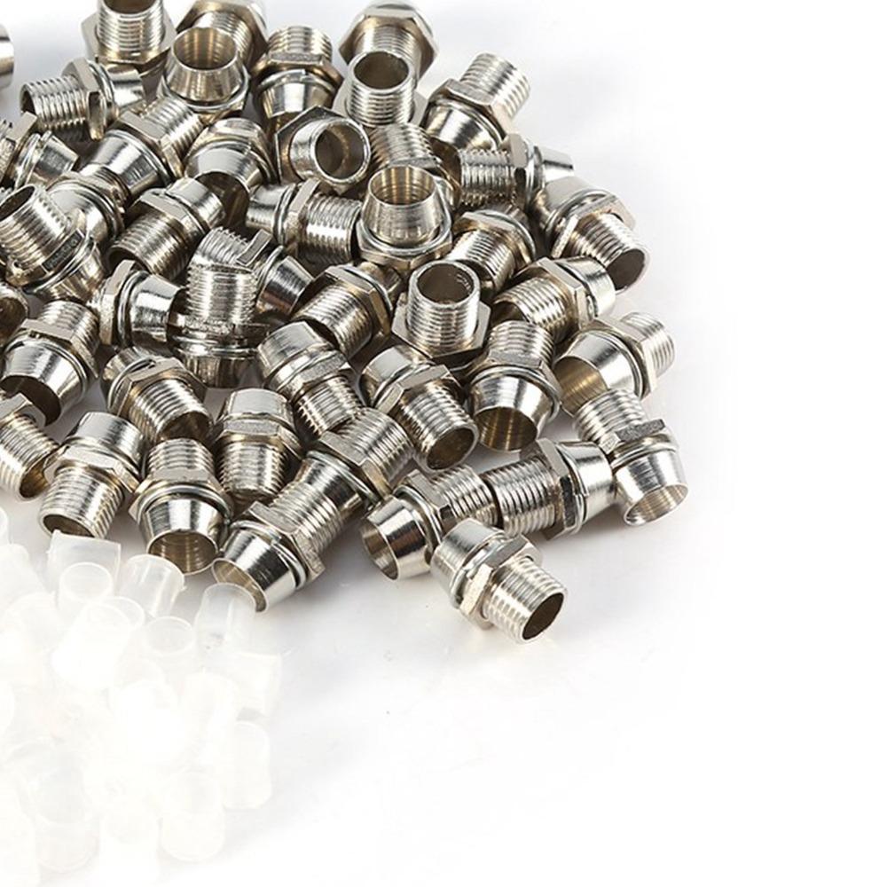 50PCS 5mm Metal Seat LED Holder Thread Mount Mount Panel Display Socket Panel Mount