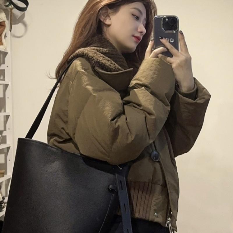 New cotton-padded clothes for women's winter short loose small coat thickened design cotton-padded jacket tide