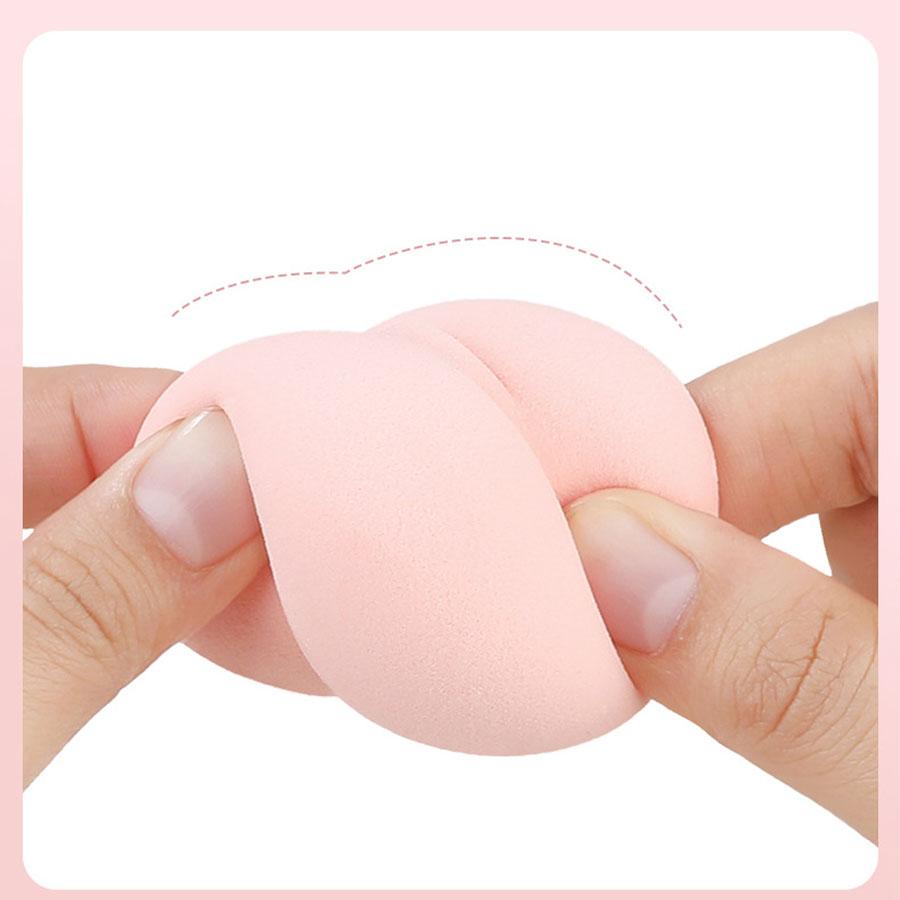 Medium Size Beauty Sponge 4/6 Pieces, Random Color and Shape, Foundation Mixing Beauty Sponge, Liquid, Cream and Powde