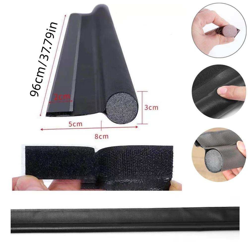 1pc 96cm/37.8in Sealing Strip Door Seam Door Bottom Sealing Strip Sound Insulation Wind Strip Foam Tape Bedroom Door Gap