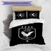 3pcs Al Ahly FC Design Cover Set - HD Printed Bedding with 1 Cover and 2 Pillowcases - Perfect for Home and Dorm Decor