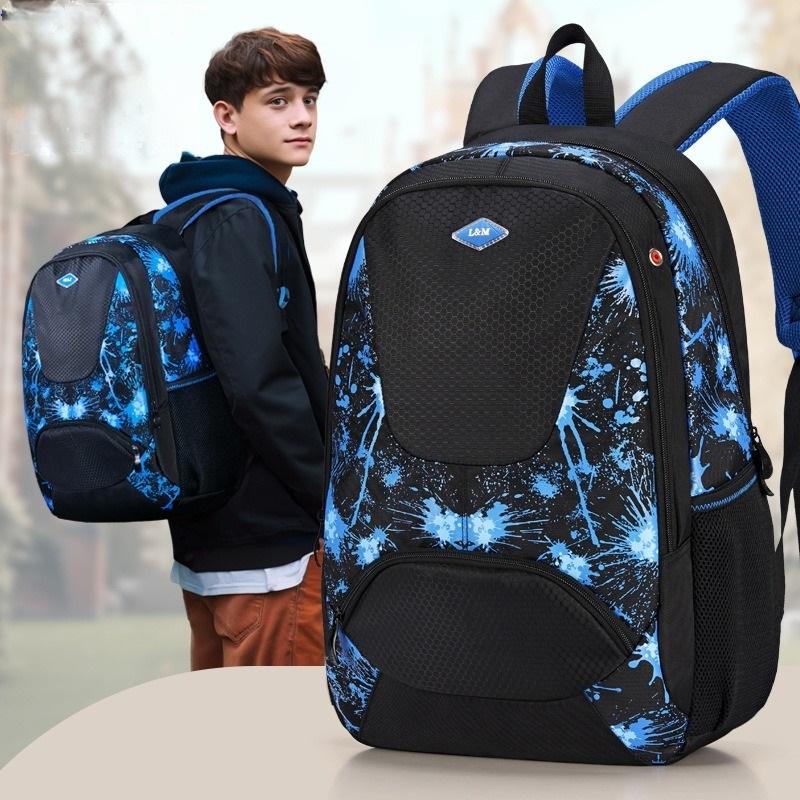 Back Protection and Load-reducing Backpack School Backpack Large Capacity Junior High School Student Elementary School Student School Bag