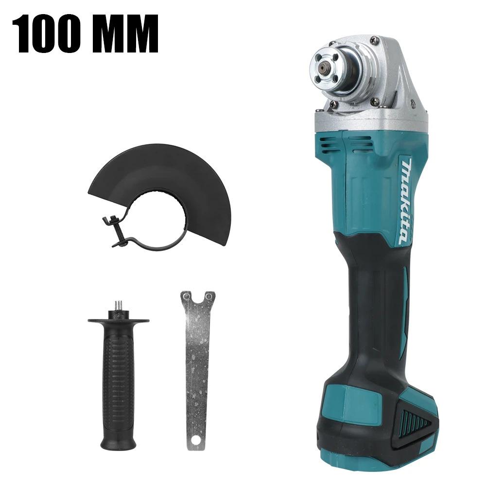 18V Brushless Angle Grinder for Makita Power Tools Cordless Electric Grinder Sander Tool Kit No Battery
