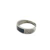 Men's Trendy Black Dragon Pattern Adjustable Ring
