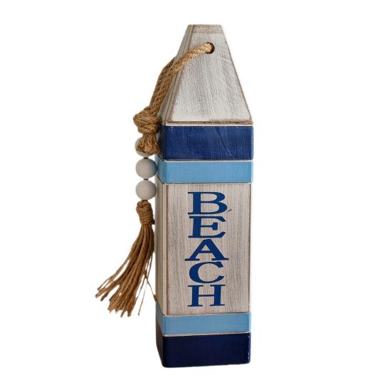 

Деревянный буй Настенный Декор с веревкой Летний Морской Буй Блок-знак Прибрежный Пляжный Океанский Центральный элемент для Дома Спальни Настенный Настольный Декор S