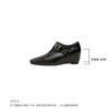 cmcm inner height increase lowtop small leather shoes square head thin versatile British style small leather shoes highend single shoes women