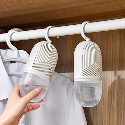Sacos Desumidificadores de PVC Penduráveis Reutilizáveis - Absorvedores de Umidade para Armários e Banheiros, Prevenção de Mofo, Acessórios para Desumidificação de Guarda-Roupa