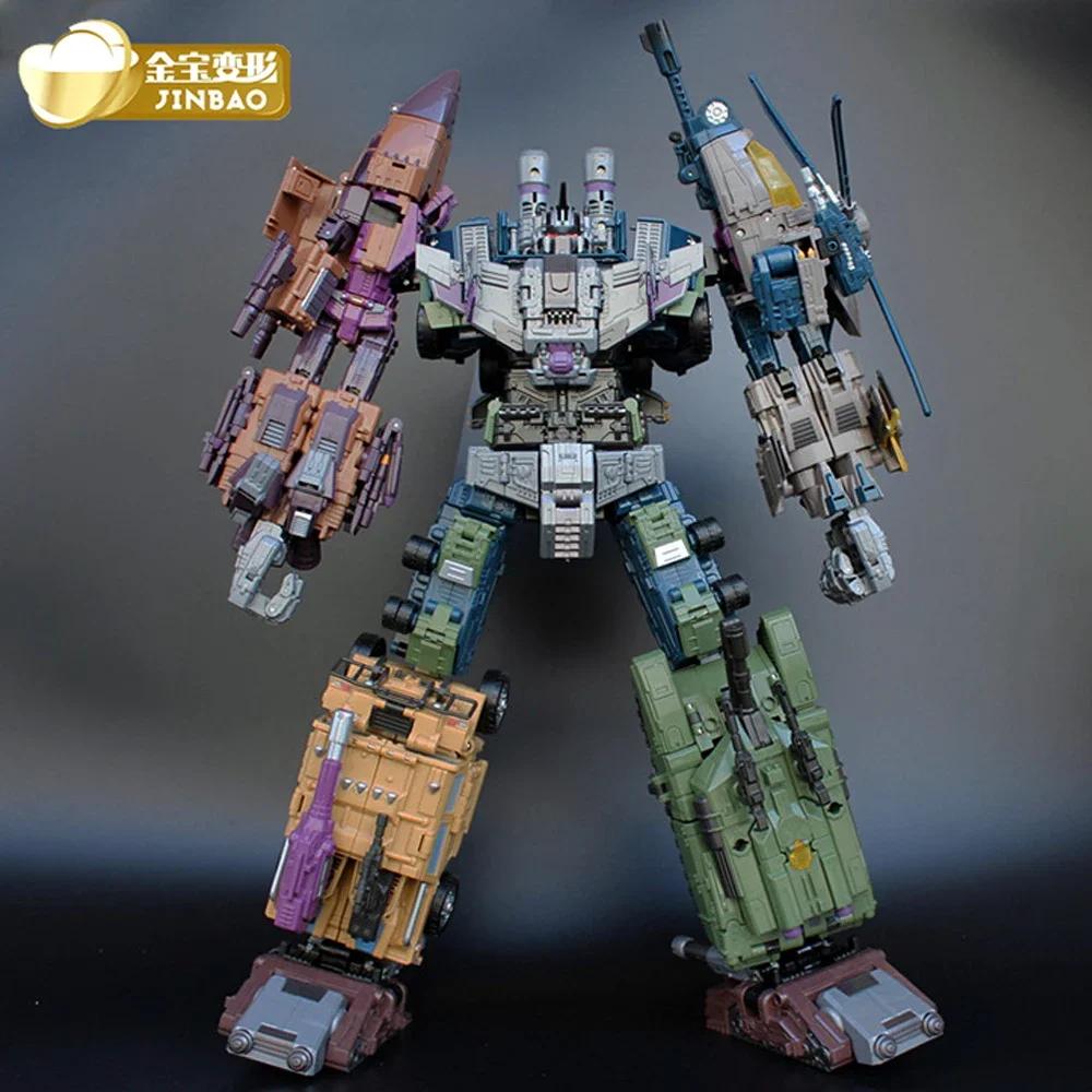 Jinbao Oversized Bruticus Warbotron Onslaught Brawl Swindle Blast Off MMC PREDAKING Figure Transformation Robot Durable Toy
