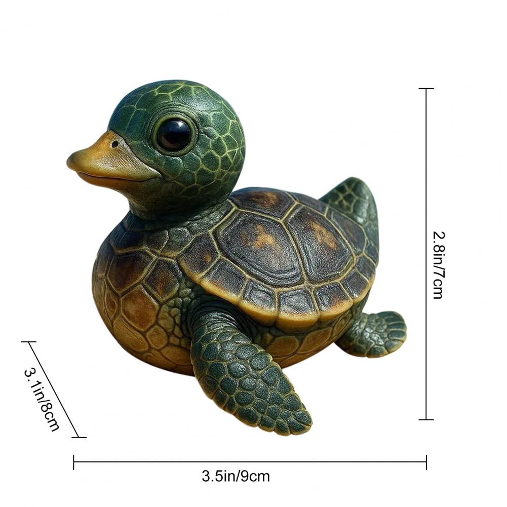 Sea Duck Ornament Sea Duck Figurine Sea Figurine Set for Home Office Decor Turtle Dolphin Whale Beaver Octopus Statues for Ocean