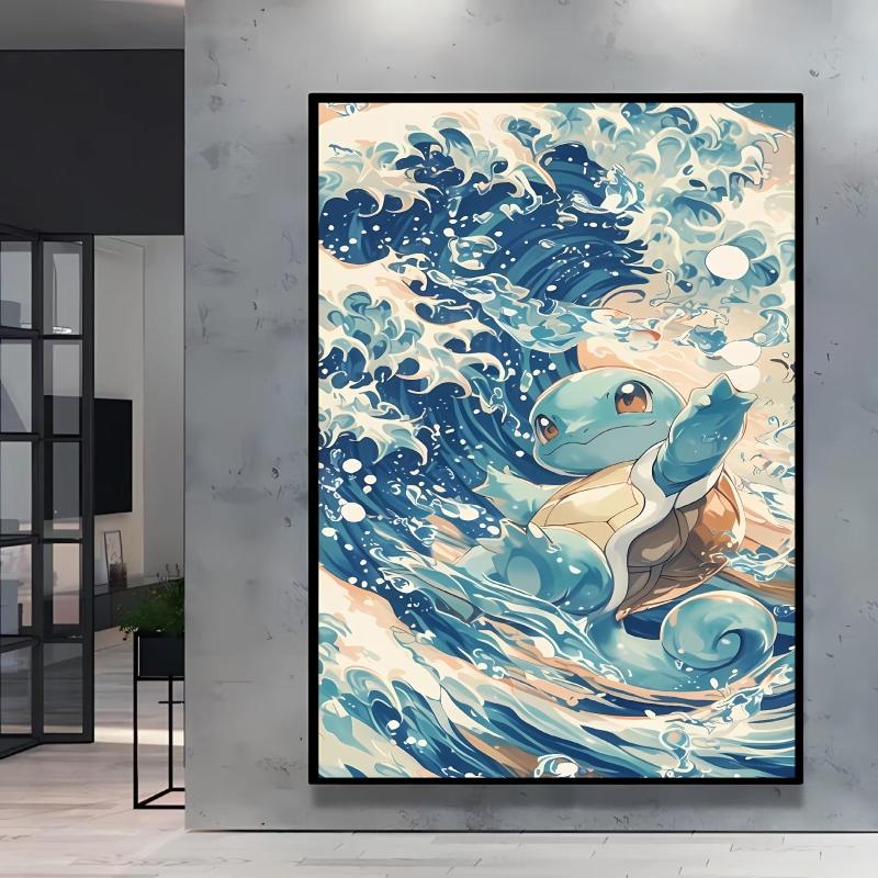 Canvas Painting Pokemon Charizard Cool Character Poster HD Printing Not Fading Modern Home Children's Bedroom Decor Holiday Gift