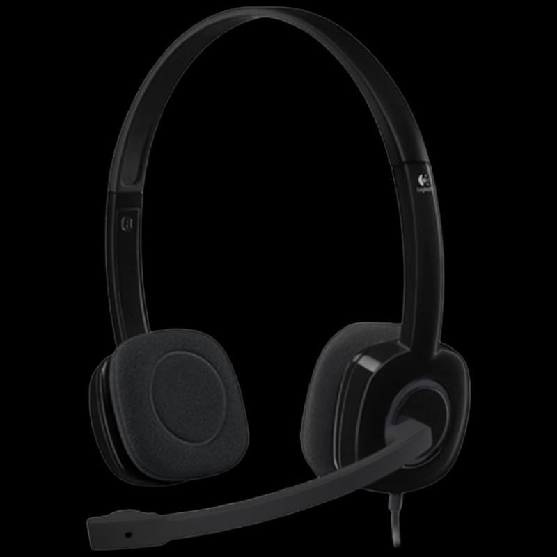 Logitech H151 Wired Stereo Headset with Noise-Cancelling Mic