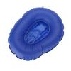 Professioanl Air Inflation Blue Seat Cushion Portative Chair Cushion  Foldable Back Cushion