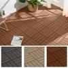 1pc Floor Tile Snap Fit Multiple Mounting Open Mesh Deck Tiles Drainage Non-slip Garden Floor Boards Patio Deck Tiles Home Decor