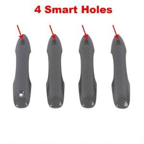 Carbon Fiber/Chrome Car Door Handle Cover Trim For Toyota Corolla Cross Camry