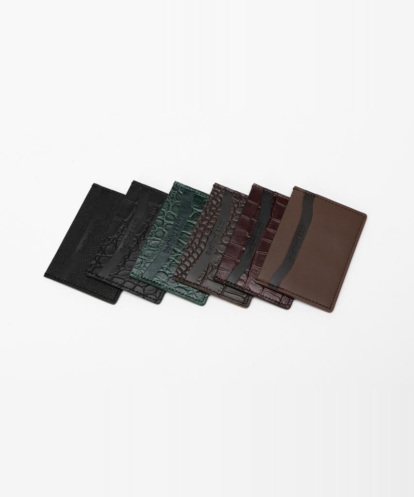 Bedford11Th Wave Pocket Card Case [2 Cowhide Colors]