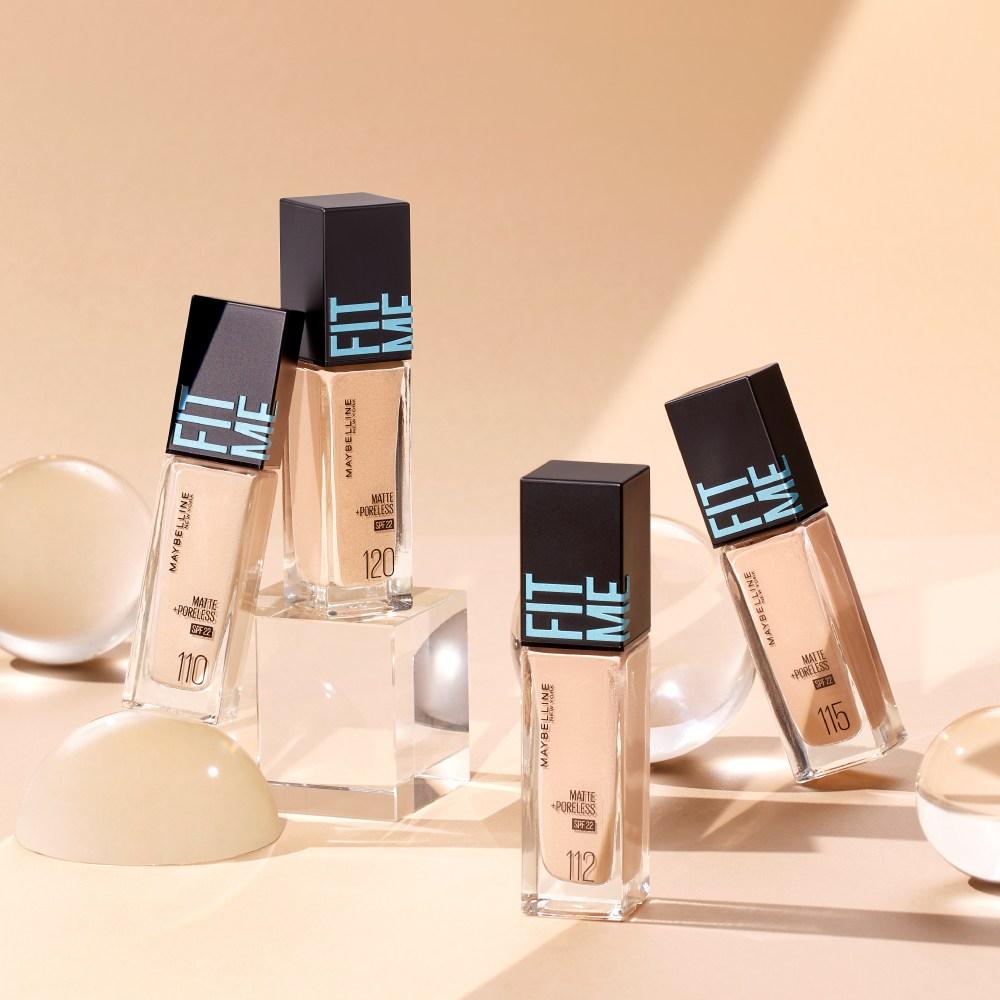 Maybelline Fit Me Foundation Leno 30ml + Mini Foundation 5ml Set, 112 Natural Ivory, 112 Natural Ivory (Mini Foundation), 1 Set