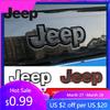 For Jeep Metal Car Emblem Sticker for Jeep Grand Cherokee Wrangler Renegade Compass JK Patriot Auto Rear Trunk Badge Styling