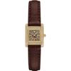 Genni Grey Brown Leather Ladies Quartz Watch AR11705