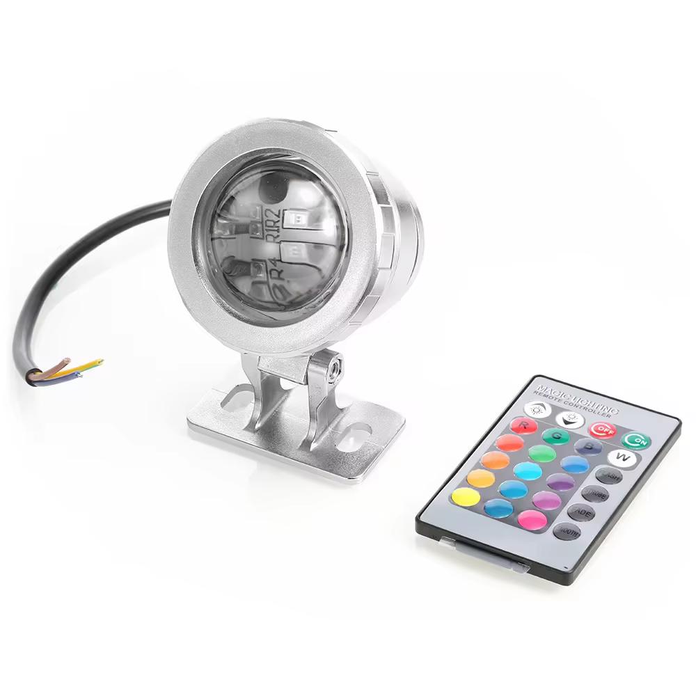 30W IP68 LED Fountain Lamp Spotlight High Waterproof RGB/Warm White/White/Red/Blue/Green for Landscape Underwater Light DC12-24V