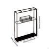 Badminton Racket Holder Floor Stand for Tennis Equipment 40cmx9cmx50cm