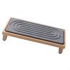 Natural Bamboos Counter Mat Absorbent Drip Dry Tray for Bathroom Kitchen X3UC