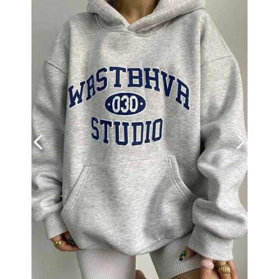 

Studio Baskılı Unisex Kanguru Cepli Kapüşonlu Sweatshirt Hoodie Sweat s
