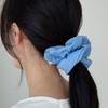 Oar Seersucker Scrunchie [Sky]