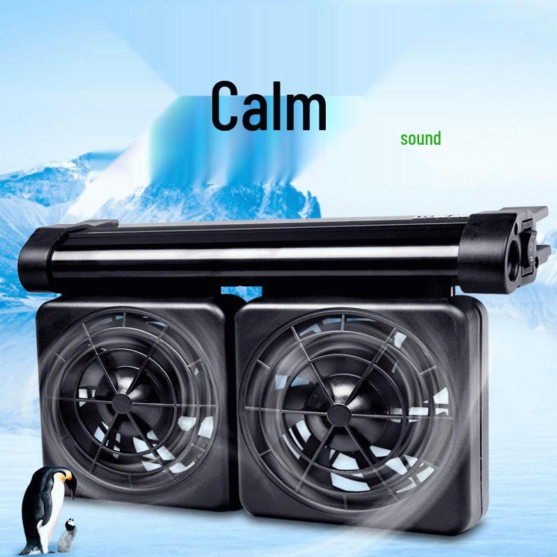 Aquarium Cooling Fan for Fish, Shrimp, & Water Plant Tanks - Silent Operation