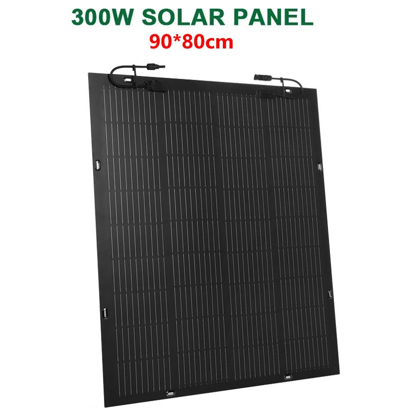 

300 Вт 600 Вт комплект солнечных панелей 18 В гибкая солнечная батарея зарядное устройство солнечная пластина для кемпинга яхты автодома автомобиля RV лодки каравана
