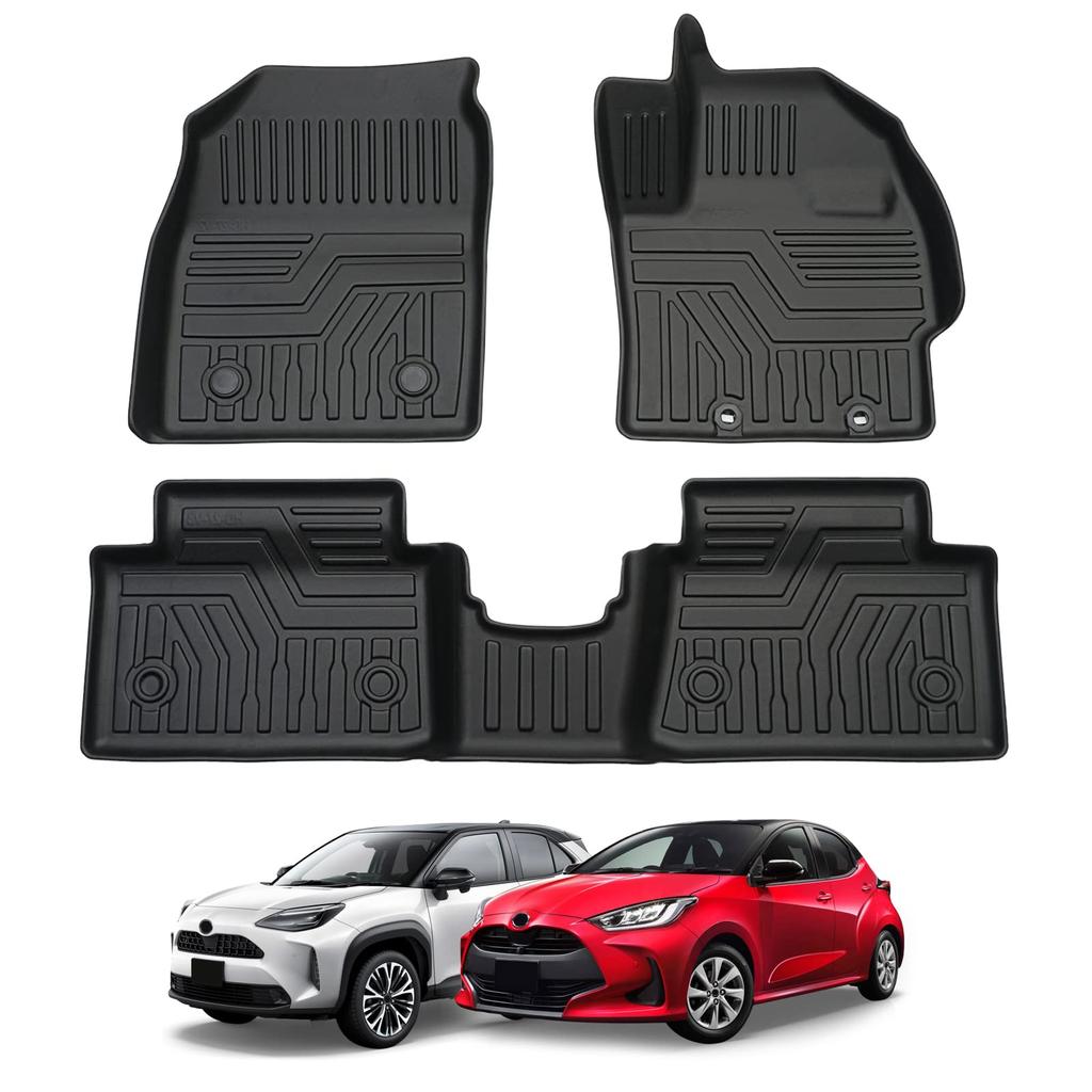 Yaris Cross 3D Floor Mats TOYOTA YARIS CROSS 3D 3D Car Mat Waterproof Mat AT TPE Material Protective Mat Resistant Interior Custom Parts Interior