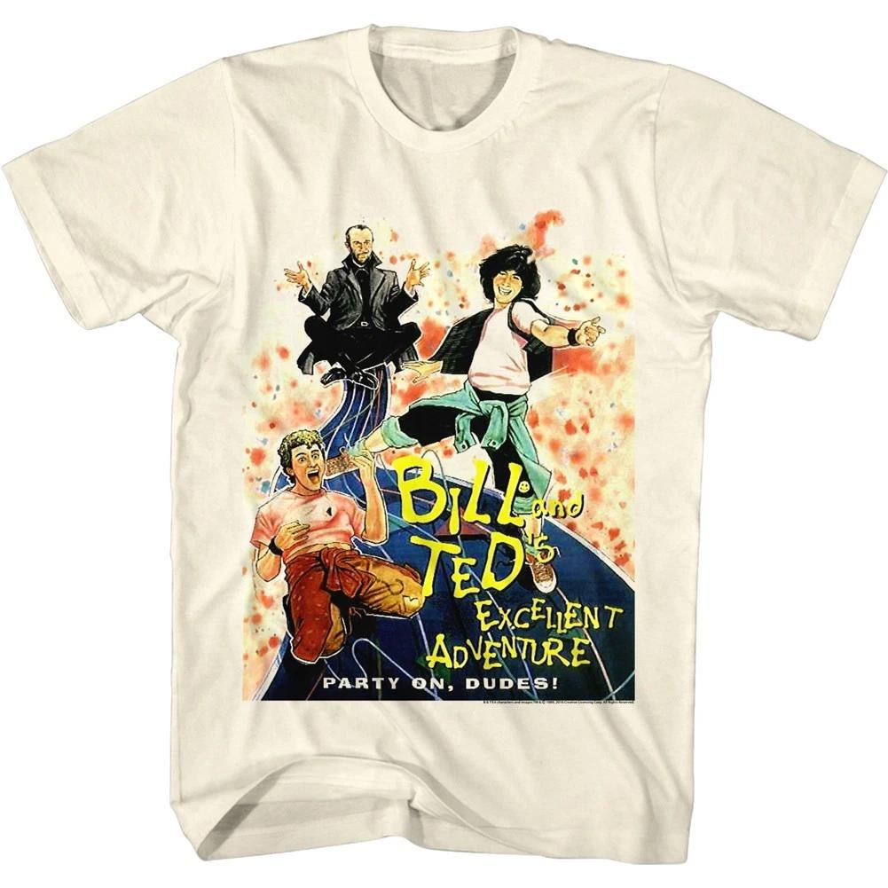 Bill & Ted s Excellent Adventure Movie Rufus Party On Dudes Men s T shirt 4XL