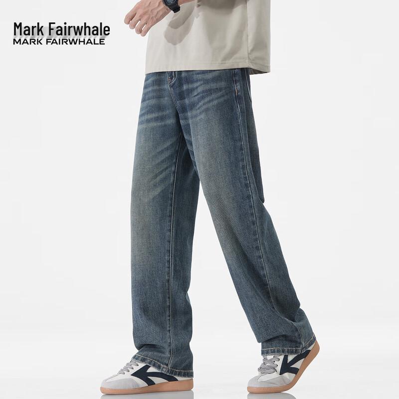 Mark Fairwhale Men's Loose Straight-Leg Jeans