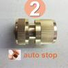 Brass Hose Tap Connector Garden Pipe Quick Fit Adapter Fitting Nozzle Kit