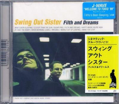 CD SWING OUT SISTER  Filth And Dreams PHCW1015 Mercury 1999 Japan Dance  Electronica Used