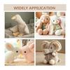 BENECREAT Soft Faux Fur 160x46cm Soft Faux Fur Fabric Short Plush Fabric for Stuffed Animals Doll Costumes Interior Sewing Material Handmade Carpet