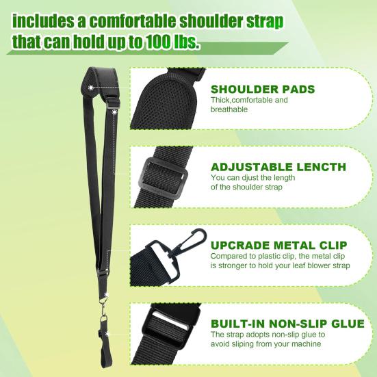 Weed Eater Handle Extension Trimmer Grip with Shoulder Harness Ergonomic