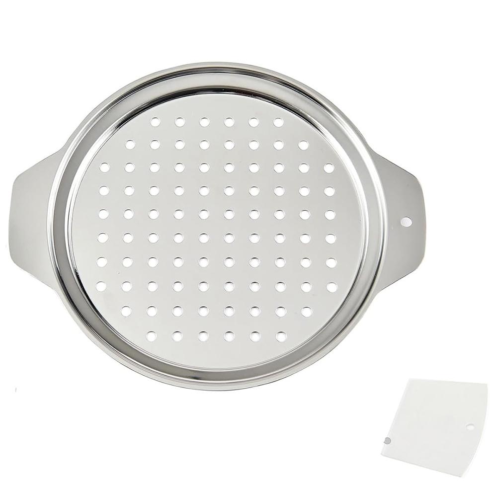 LMETJMA Stainless Steel Spaetzle Maker Lid