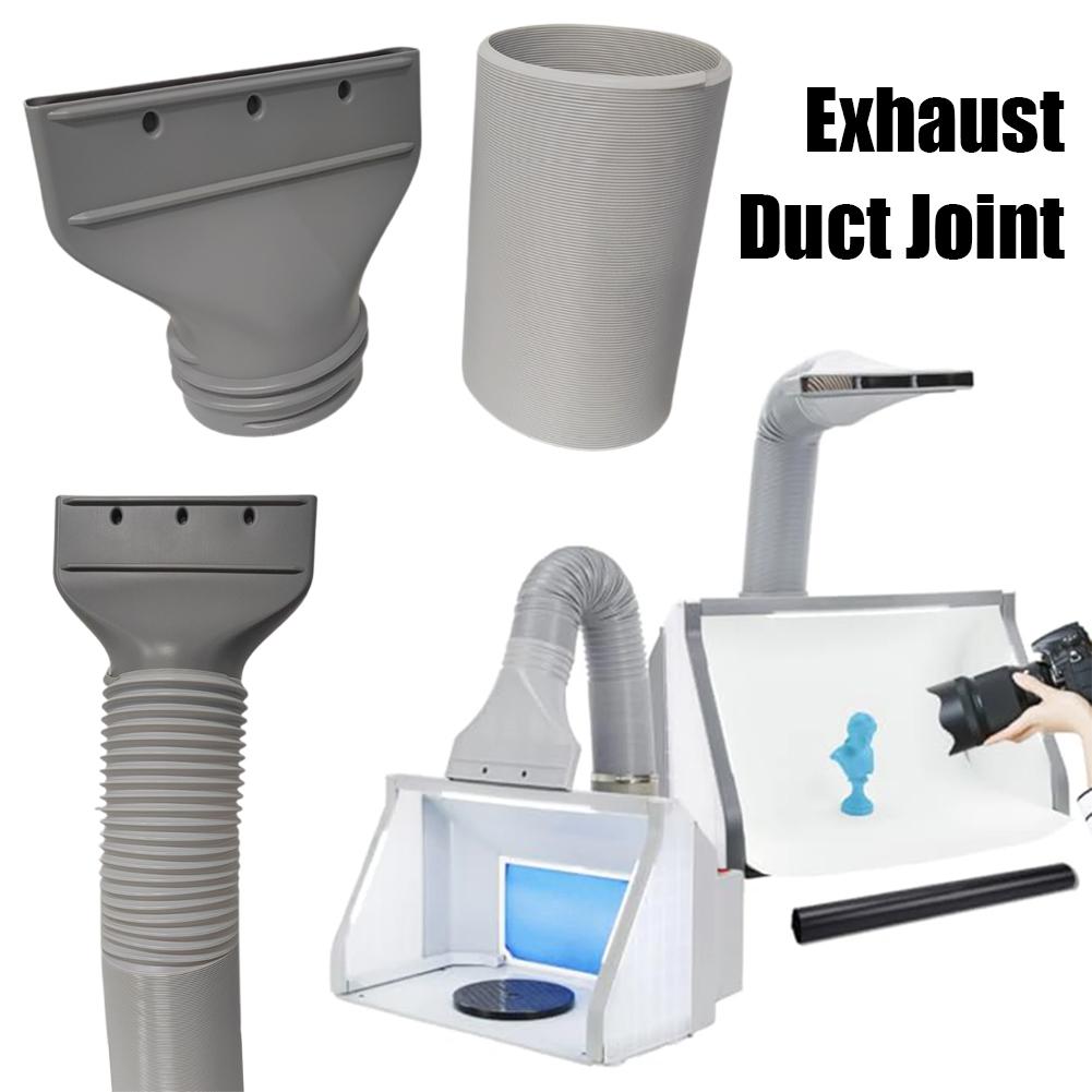 Flat Hose Adapter For Air Conditioning And Exhaust Solutions For Easy Setup With Locking Tabs For Secure Attachment Accessories