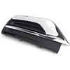 1pc Left/Right Car Front Lower Bumper Grilles Trim Chrome Cover 31663539 31663514 Compatible For Volvo XC90 2020 2021 2022 2023 2024 Parts(Left 1pc)