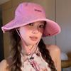 Heart Pink Lovely Wide Brim Hat For Women And Men Summer Sun Unisex Safety
