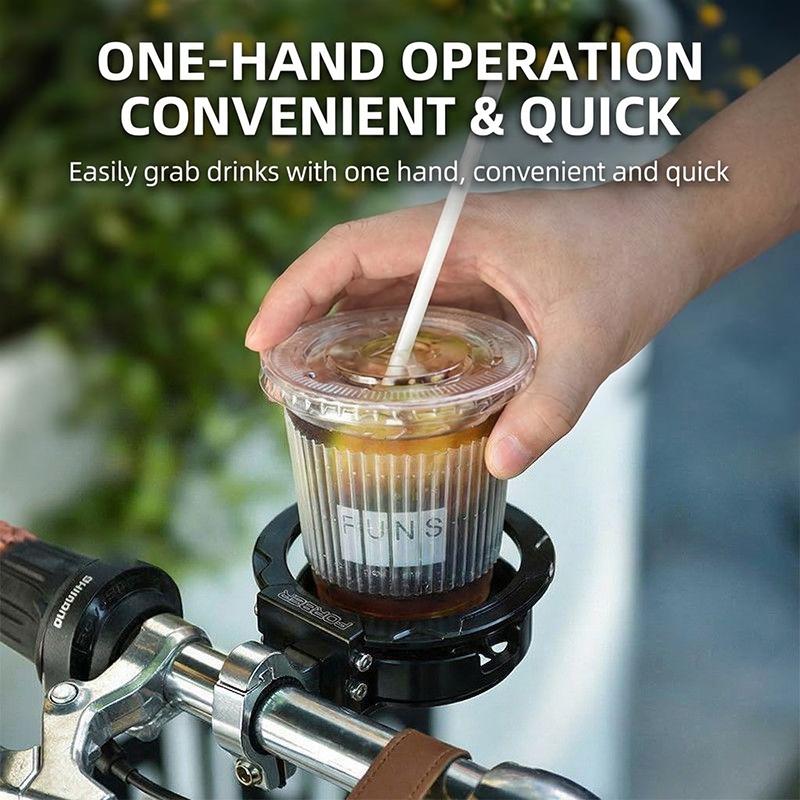 Motorcycle Electric Vehicle Folding Cup Holder With Sturdy Build And Anti Slip Design Perfect For Daily Riding Road Trips