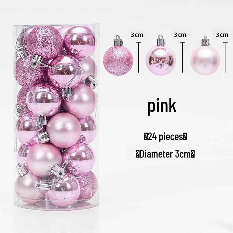 Christmas Tree Hanging Ball Ornaments - Electroplated & Colored Balls for Mall or Bar Ceiling Decoration, Large Bucket Set