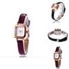 Stylish Retro Quartz Watch With Thin Strap For Adults Decorative Features